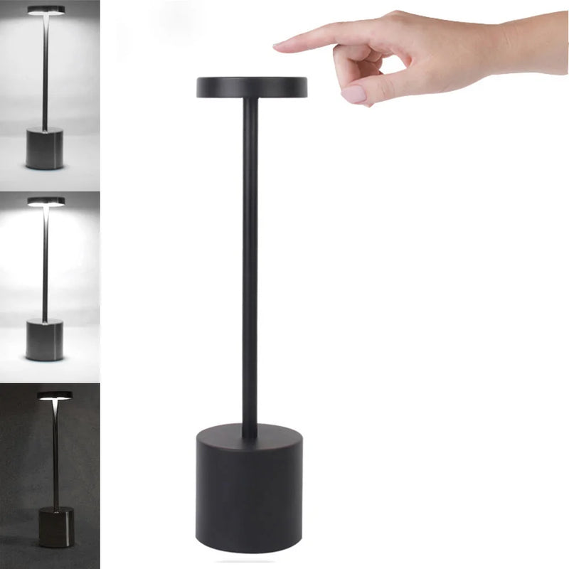 Luminária LED de Mesa Touch Sem Fio