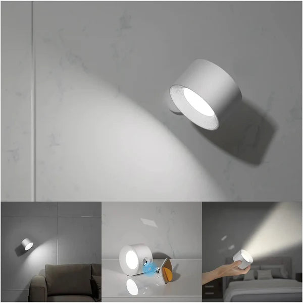 Luminária Led de Parede Rotativa (COMPRE 1 E LEVE 2)